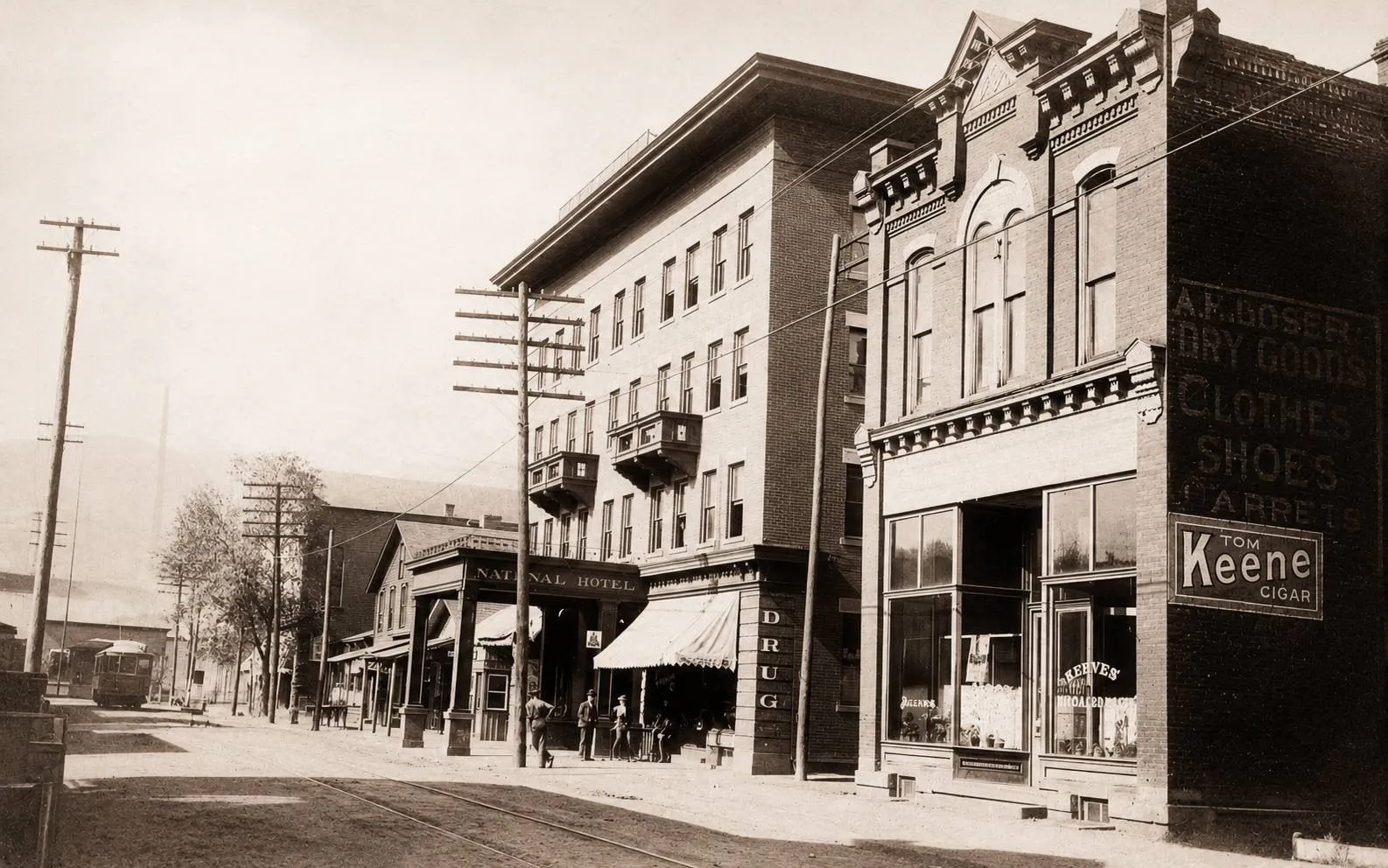 Leechburg Trolley Line, 1910. Retouched from postcard
