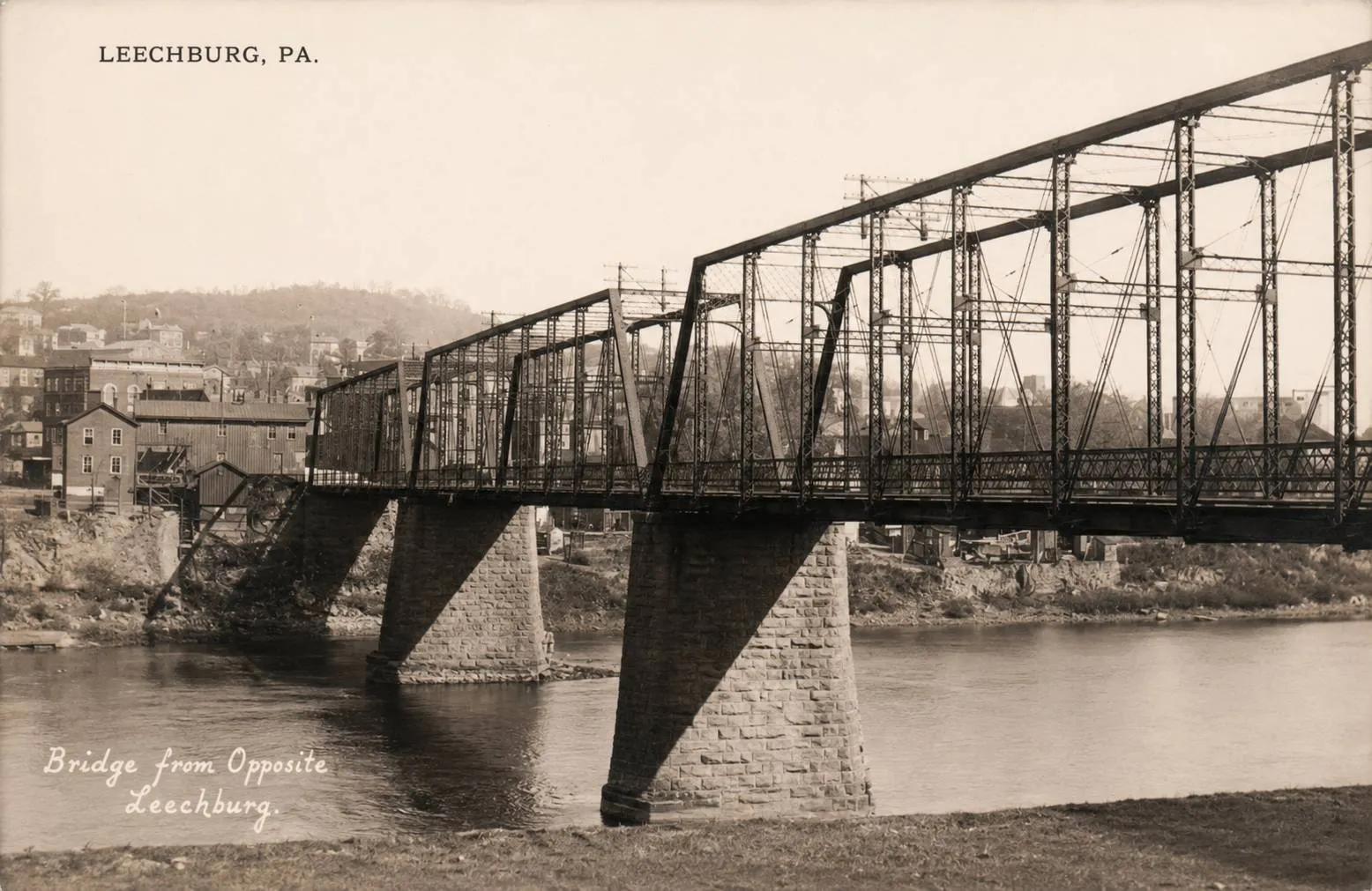 Pre 1930's Leechburg Bridge